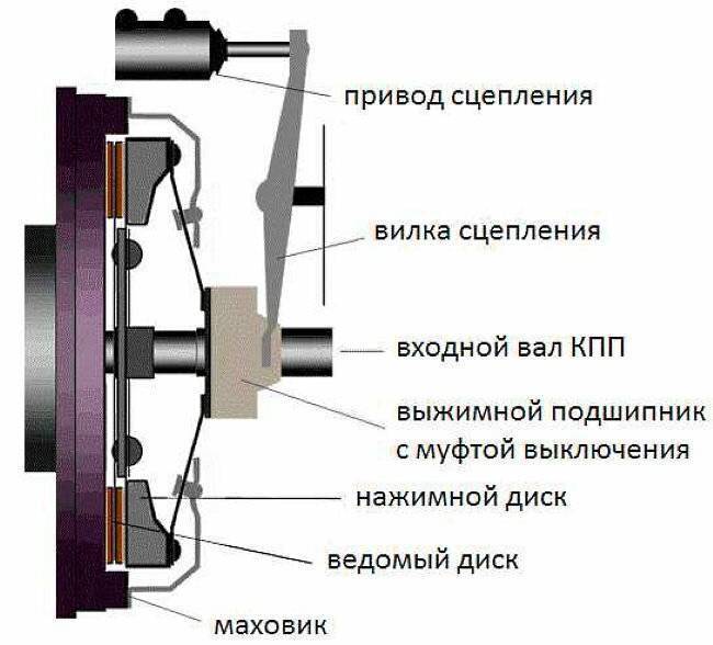 Корзина сцепления: назначение,ремонт,замена,неисправности,фото,видео.