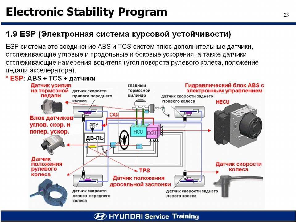 Система курсовой устойчивости автомобиля. реферат. транспорт, грузоперевозки. 2015-02-20