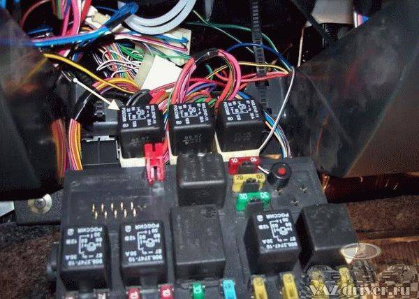 Как установить дополнительное реле стартера на ВАЗ 2110? Схема сборки