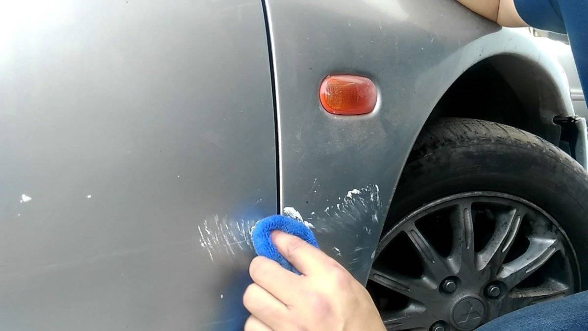 Удаление царапин на кузове автомобиля без покраски