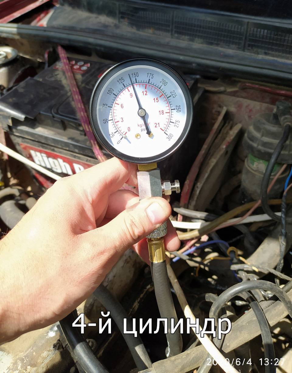 Нет компрессии в двигателе что делать?